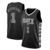 2023 New Basketball Jersey San Antonio '' Spurs '' Hommes Jeunesse Enfants 1 Victor Wembanyama Jeunesse rouge 9649