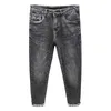 Heren Jeans Designer Lente Zomer Dun 2023 Nieuw voor Mannen Jeugd Trend Koreaanse Slim-fit Broek Veelzijdige Slim Fit Broek 2E7T