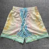 Casa Designer Short Mode Vêtements décontractés Shorts de plage Haute qualité Casablanca Couples hawaïens Même short décontracté lâche avec le même haut