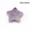 Pietra Luna a forma di stella Set Statue Viola Lilla Cristallo Mascotte Meditazione Guarigione Reiki Gemma Regalo Room Decor Drop Delivery Jewelr Dhnam