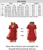 Summer Fashion Women Casual Dresses Short Sleeve Print Dress V Neck Casual Short Dresses