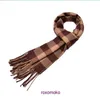 Sciarpa Bur Home invernale e autunnale di alta qualità per donna uomo Taobao Sciarpa da uomo Autunno Inverno Moda Versatile Stile scozzese coreano giapponese Imitazione Cashmere War