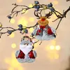 New Christmas Fabric Pendant Christmas Tree Pendant Christmas Decorations Small Doll Pendant Gift