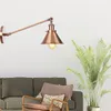 벽 램프 노르딕 LED 조명 외부 파란색 무선 장거리 sconces gooseneck 읽기 장착