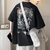 Men's Tracksuits 2023 Oversized T Shirt Men Vintage Streetwear Tops Character Print Short Sleeve Aesthetic Tee Women Tshirt Summer Clothing 230703