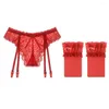 Meias Meias Lingerie Sexy Feminina Erótica Transparente Preto/Vermelho Renda Top Meias Meia-calça Meia-calça Cinto-liga Produtos fio-dental Drop Dhqzx