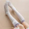 Women Socks Women's Thigh High Over The Knee For Girls Black White Striped Stockings Long Slouch Socken Kawaii Soks