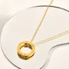 Colgante personalizado diseñador collares aniversario alfabeto colgante collar moda acero inoxidable cadena de oro amante collares para mujer encanto accesorio regalo