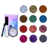 Eye Shadow Liner Combination Private Label 12 colori Glitter Paillettes Shadow Single Palette Lunga durata Facile da indossare Bellezza Trucco Cosmetici Bulk personalizzato 230703