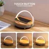 Night Lights Bluetooth Wooden Table High Power Mobile Phone Stand for IPhone 13 Wireless Charger Lamp Speaker HKD230704