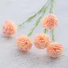 Dekoratif Çiçekler Simüle 5 Çiçek Kafası Karanfil Yapay Bitkiler Bonsai Kerri Japonya Ev Partisi Düğün Dekorasyonu