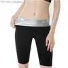 Waist Tummy Shaper Women Sauna Sweat Pants Thermo Fat Control Ling Body Shapers Fitness Stretch Panties Waist Slim Shorts Z230706