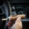 New Wood Grain Cigarette Holder Creative Car Can Not Drop Ash Artifact Car Smoker with Anti-ash Portable Trend Car Ashtray 50XRNo Gas