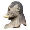 Хэллоуин маска клыки красные орк -orc orc orc devils mask party mass Mask Headgear Праздничная вечеринка Mascara Japonesa L230704