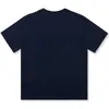 Heren T-shirts ontwerper High-end zomer nieuw streep print logo heren dames losse comfortabele korte mouwen T-shirt top 2I59