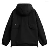 Big Sale Men's Jackets Slant Zipper Windproof With Hoodie For Autumn Double Front Zippers Sport Syle Unisex Clothing
