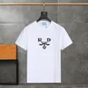 2023 디자이너 티셔츠 남성 Tshirt 여자 셔츠 고급 블랙 티 여성 옷 티셔츠면 짧은 슬리브 삼각형 인쇄 인레이 티 패션 티셔츠