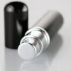 5ml Yüksek Kaliteli Makyaj Araçları Küçük Siyah Alüminyum Cam Parfüm Sprey Şişesi 5cc Taşınabilir Kozmetik Atomizer F20172667 GVION