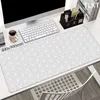 Mouse Pads Bilek Dinlenme 90x40cm Büyük Siyah Beyaz Oyun Fare Pad Gamer Büyük Fare Mat Bilgisayar Oyun Kilit Kol Mousepad Klavye Masa Fareleri Pad 230704