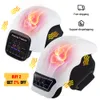 Leg Massagers Wireless Heating Massager Knee Pad Electric Physiotherapy Vibration Kneecap Treasure Shoulder Joints Pain Relief Massage 230704