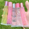 10ml 15ml 20ml Tubes de brillant à lèvres vides Contenants de brillant à lèvres Tube de compression souple et transparent rechargeable pour bricolage Lipgloss Balm Cosmetic Eqjtr