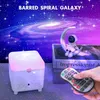 Lights Star Galaxy z pilotem z głośnikiem 15 kolorów lampka nocna projektor APP Bluetooth Magic box HKD230704