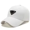 Designer de luxe Chapeaux Casquettes de Baseball Casquettes de Baseball Printemps Et Automne Casquette Triangle Inversé Lettre P Chapeau Coton Parasol Chapeau Pour Hommes Femmes DHL Gratuit