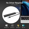 Yüksek hızlı USB HUB 2.0/3.0 yerleştirme adaptörü Multi Splitter 7 bağlantı noktası genişletici PC Bilgisayar için Taşınabilir