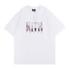 Designer Fashion Abbigliamento Tees Magliette Small Brand Kath Tokyo Landmark Limited Cherry Blossom Tshirt Tee Tees per ragazzi e ragazze cotone Streetwear Sportswear Tops R