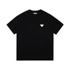 Luxury Mens Designer T Shirt Black Red Letter printed shirts Short Sleeve Fashion Brand Designer Top prada Tees