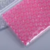 Protective Packaging Clear Bubble Out Bags Zipper Packing Cushioning Bag Protective Pouches for Mailing and Packaging Heart Shaped Air Cushion Bags 230704