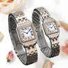 ساعة دبابة للبيع واقعية ووتش وتر مشاهدة Siver Watch Women Square Watch Watch Watch Watch Watch Gift for Women with Watch Box