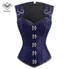 Korsett, Steampunk-Korsetts und Bustiers, schlankmachende Gothic-Corsage, Miederkorsetts, sexy schwarzes Trägerkorsett, Stahlstäbchen, Bustier, 240 g