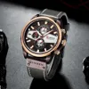 Relógios de pulso Curren New Man Es Luxury Brand Relógio Casual Casual Men Sport Sport Waterprop Quartz Chronograph Relogio Masculino 0703