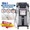 Máquina de microdermoabrasão facial Hydra 10 em 1 com analisador de pele Massageador facial para limpeza Hydra Beauty Equipment