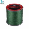 Treccia 300M 500M 1000M 4 fili 8 80LB Pesca intrecciata PE Multilament Lines filo più liscio galleggiante 230704