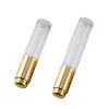 5ml 10ml 15ml 20ml Press Pipette Bottle Gold Silver Lid Empty Clear Glass Essential Oil Dropper Vials Cosmetic Refillable Container All-match