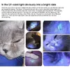 グルーミング365 UV獣医用ウッドランプペットペットファブス検出防水懐中電灯スキン紫外線猫猫怪物ティニーライトブラックミラー