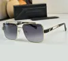 9106 Square Sunglasses Gold Grey Gradient Men Summer Sunnies gafas de sol Sonnenbrille UV400 Eyewear with Box