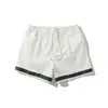 Shorts pour hommes Summer Mens Joggers sueur Coton Rainbow Imprimé en vrac Casual Beach Gym Fitness Home Man Black Three Quarter Pantal