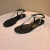 Kapcie Summerskie sandały plażowe Lady Shining Diamond Buty Mujer Oryginalny projekt Boho T-Strap Flops Slipper Kobiet Plus Size 230703