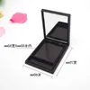 Magnetico Vuoto Ombretto Concealer Box Cosmetici Trucco Porta cipria Tavolozza in alluminio Padelle fai da te Strumento Plastica nera F3835 Emgnj