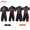 Wetsuits Drysuits 3MM Neoprene+Shark Skin Wetsuit One-piece Men Women Keep Warm Swimming Scuba Diving Maiô Manga Curta Triathlon Wetsuit HKD230704