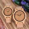 Relojes de pulsera BOBO BIRD y conjunto de billetera para hombres y mujeres, pulseras de cuarzo informales de madera para novios, marido, hombre, conjunto de regalo de aniversario 0703