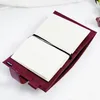 Notepads Moterm Firm Pebbled Grain Leather Beetroot Color Genuine Cowhide Planner Rings Notebook Cover Diary Agenda Organizer Journey 230703
