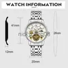 Wristwatches AOKULASIC Mens Automatic Man Flying Mechanical Tourbillon Full Steel Skeleton es Gents Luxury Relogio Masculino 10/16