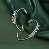 Ear Cuff 2st Imitation White Gold Clips Ladies Apporatered Light Luxury Style Zinc Eloy Without Holes Earrings SMYECH 230703