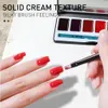 Kunstnagels Stevige Crème Gel 5g 6 Kleuren Multifunctionele One Stroke Kleur Flowless Nail Art Schilderen Frans Roze Wit Gels Polish Beautilux 230703