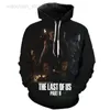 Luvtröjor herr The Last Of Us 3D Print Luvtröjor Game Printing Cosplay Sweatshirt Herr Kvinnor Mode Streetwear Hip Hop Pullover Man Hoody Kappor HKD230704