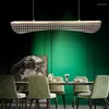 Pendant Lamps Light Luxury Restaurant Chandelier Post-modern Minimalist Study Lamp Home Dining Table Room